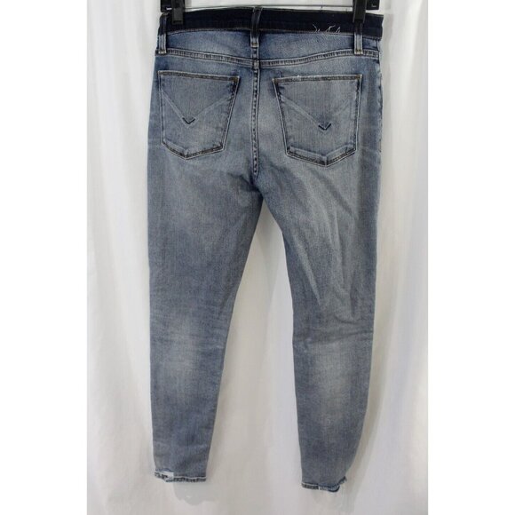 Hudson Womens Distressed Nico Midrise Crop Super Skinny 26 Jeans - Picture 5 of 6